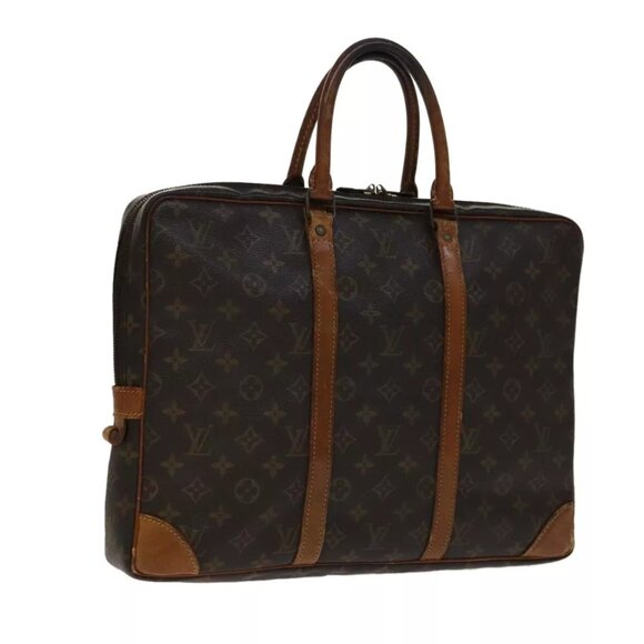LOUIS VUITTON Monogram Porte Documents Voyage Business Bag M52005 Auth yk16675 - Picture 1 of 16